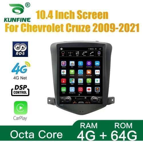 Tesla Screen Octa Core 4GB RAM 64GM ROM Android 10.0 Car DVD GPS Player Deckless Car Stereo For Chevrolet Cruze 2009 2014 Radio