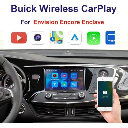 Wireless CarPlay Android Auto interface For 2015-2019 Buick Envision/ Encore/ Enclave Multimedia support Iphone Android