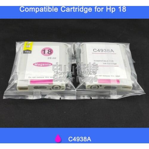 INK WAY 4 x Magenta Ink for HP 18 C4938A Officejet Pro K5300 K5400 dn dtn K8600 K8600dn