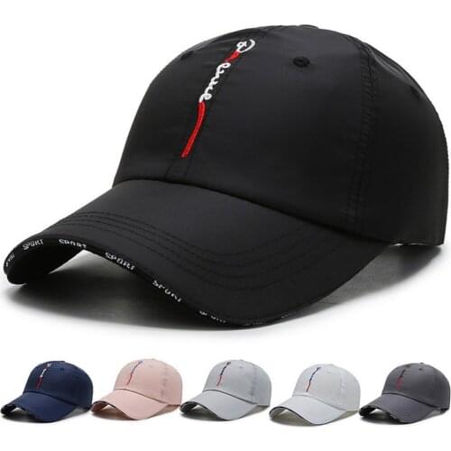 Clape Quick Dry Sports Baseball Cap Summer Outdoor Sun Hats Quick Dry Women Men Golf Fishing Cap Running Adjustable Snapback Hat
