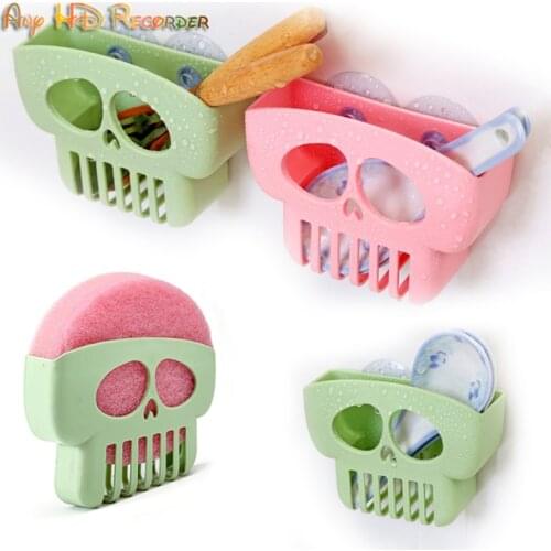 Kitchen Sponge Holder Basket Storage Rack Organizer Bathroom Sink Gadget Accessory Home Ware Drying Over Drainer Spoon Soap Dish