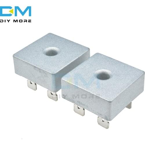 5PCS KBPC1510 15A 1000V Diode Bridge Rectifier Single Phase Bridge Rectifier Single Phase Half Wave Low Power Loss 4 Terminals