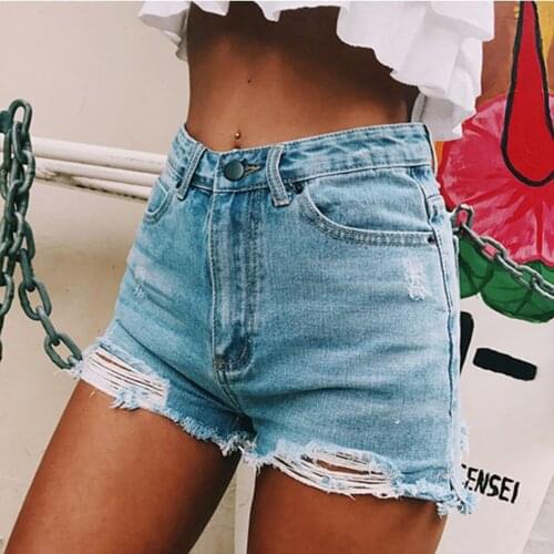 SAGACE Personalized short jeans shorts womens casual fashion baggy pants 2021 summer new trend hot pants jeans mujer