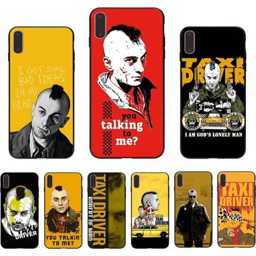 Classic Movie TEXI Driver Phone Cover For Iphone X XR XS 11 Pro Max Case Coque SE 2020 12 Mini 5 6 6S 8 7 Plus Hard Mobile Shell