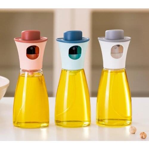Creative Oil Spray Bottle BBQ Baking Olive Spray Bottles Glass Water Pump Gravy Boats Grill BBQ Sprayer Kitchen Tools Dropship