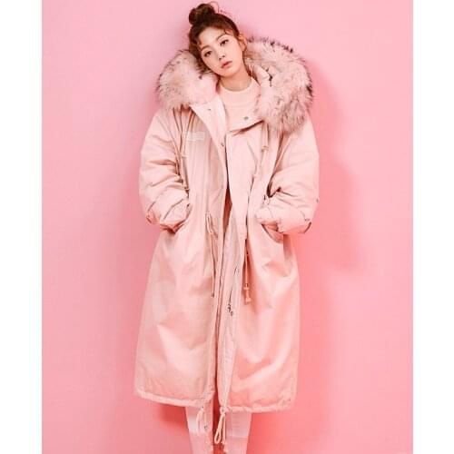 Parker Women Winter new fashion Coats Long Cotton Casual Hooded Jackets Women Solid color Thick Warm Female Overcoat