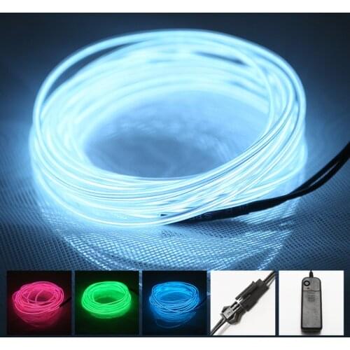 Neon Light El Led Neon Sign Wire Under Car Flexible Soft Tube Lights Christmas LED Strip Sign Anime/Body Woman/Rooms Rope Decor