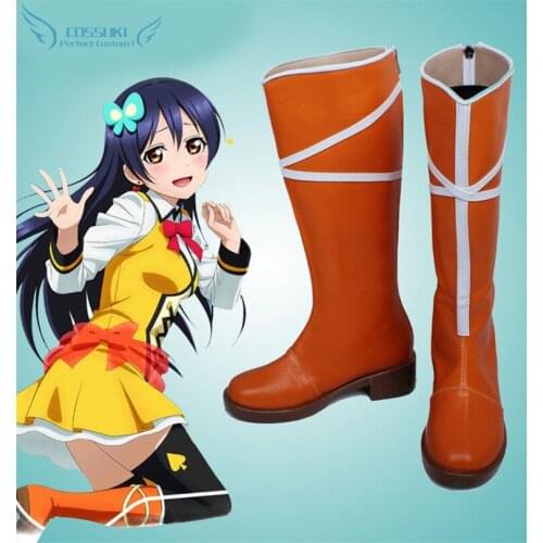 Love Live Sonoda Umi Cosplay Shoes Boots Professional Handmade ! Perfect Custom For You