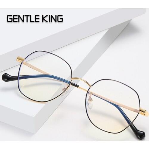 GENTLE KING Light Frame Eyeglasses Anti Blue Light Lens Computer Glasses Spectacles Frame Blue Light Blocking Glasses Frame