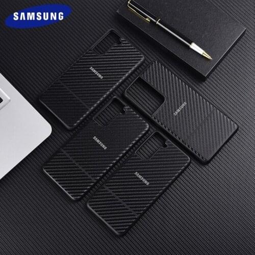 Original Samsung Note 20 S20 S21 Ultra Carbon Fiber Case Business Full Protection Back Cover For Galaxy S21 S20 Plus FE S 21 S20