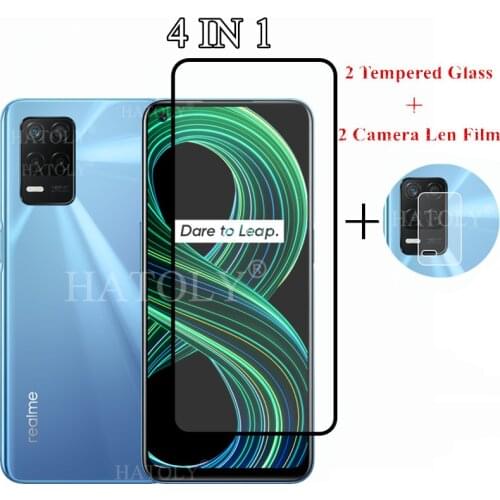 Full Glue Tempered Glass For Oppo Realme 8 5G Screen Protector Camera Lens Film For Oppo Realme 8 5G Glass For Oppo Realme 8 5G