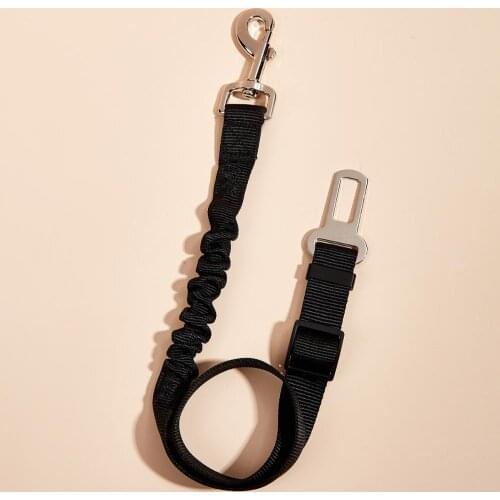 Dog Seat Belt Adjustable Pet Car Seatbelt Bungee Safety Belt Connect to Dog Harness in Vehicle for Small Medium Large Dogs