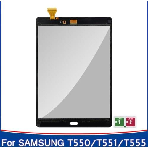 NEW 9.7" Touch Panel For Samsung Galaxy Tab A 9.7 SM- T550 T551 T555 Touch Screen Digitizer Sensor Glass Lens Panel Replacement