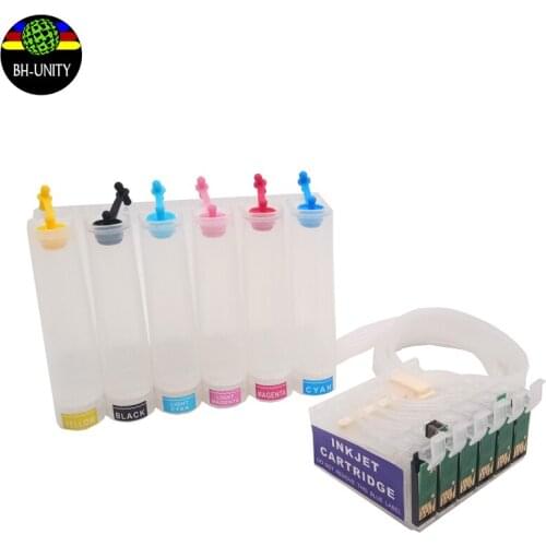 CISS Refill Ink Continuous Ink Supply System For Ep son Stylus Photo R1390 R1400 R1410 R1430 R1500 printer