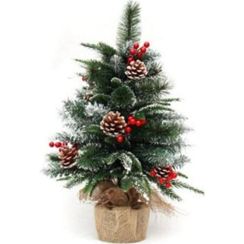 0.6 m 0.9 m burlap pinecone Christmas bonsai Christmas tree Christmas decoration supplies