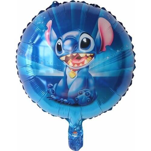 10Pcs 18inch Disney Stitch Aluminum Film Balloon Lilo Birthday Party Decoration Cartoon balloon Baby Shower Supplies Kids Toy
