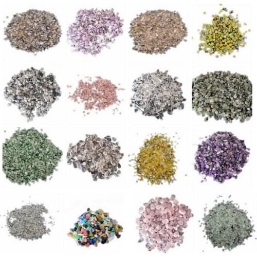 100g Natural Stone Rock Gravel Crystal Tumble Stone Minerals gravel specimen stone Energy Decorative Stone Fish Tank stone