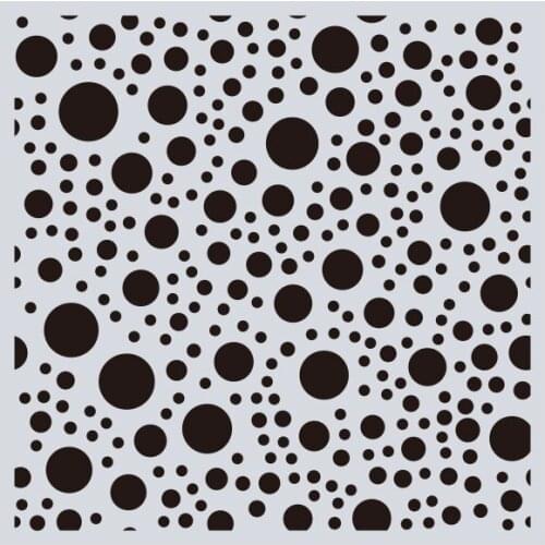 15*15 Round Layering Stencils graffiti hand copied board hollowed out photo album graphic spray painting tool