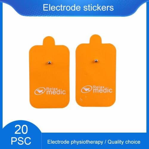 20PCS Electrode Pads Patch Muscle Stimulator For Acupuncture Therapy Machine Body Massager Electrical Slimming Massage Patch