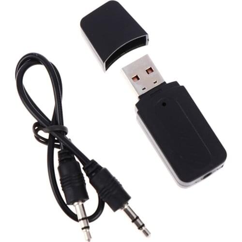 3.5mm Jack USB Bluetooth-compatible AUX Wireless Car Audio Receiver A2DP Music Receiver Adapter For Android/IOS Mobile Phone