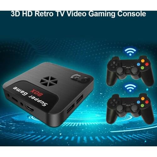 9000+ Games 2.4G Game Player 3D HD Retro TV Video Gaming Console Wireless Controller Build Classic Video Handle for PSP PS1