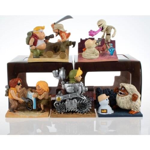 Vogue Classic Japan Arcade Game Metal Slug Hostage Wendigo Metal Slug Fatty Mummy Model Figurine Figure Toys Without Retail Box