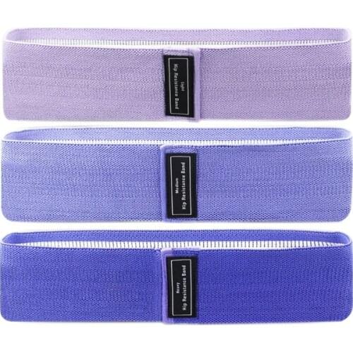 Fitness Resistance Bands Workout Fabric Loop Butt Exercise Bands for Hip Legs Thigh Glutes Non-Slip Deep Squat Bands