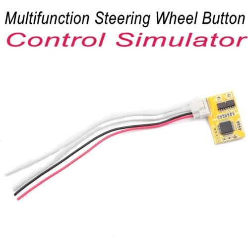 Multifunction Steering Wheel Button Control Simulator Adapter For Audi A4 A5 B8 A6 C7 install TT TTRS Steering Wheel