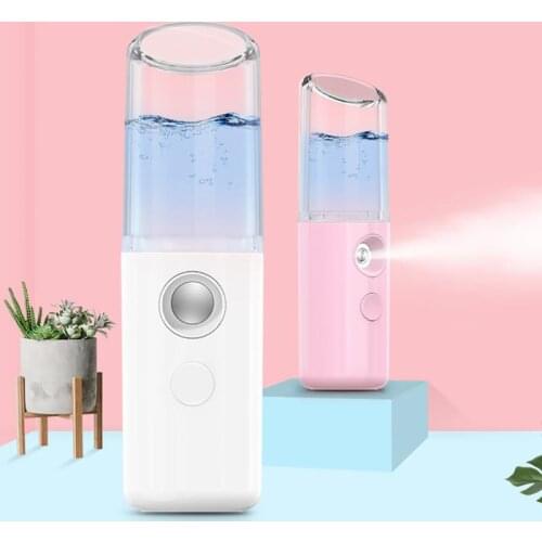 Nano Spray Water Replenishing Instrument Face Sprayer Handheld Atomizer Steaming Face Moisturizing Skin Care Spa