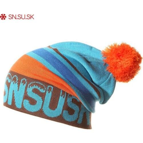 New Snowboard Winter Ski SKULLIES CAPS Hats Beanies ( Wool knitted ) Head Warm for Men Woman Gorros de lana