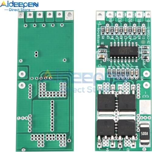 5S 10A 15A Li-ion Lithium Battery BMS 18650 Charger Protection Board 18V 21V Cell Protection Circuit With Wire Module