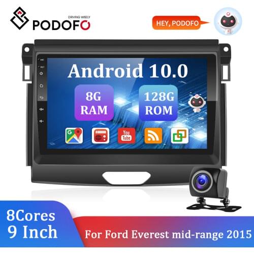 Podofo Radio Car FM MP5 Player Autoradio Bluetooth Autoradio Handsfree 1 din 4.1" Audio Stereo TF/AUX Double USB Remote Control