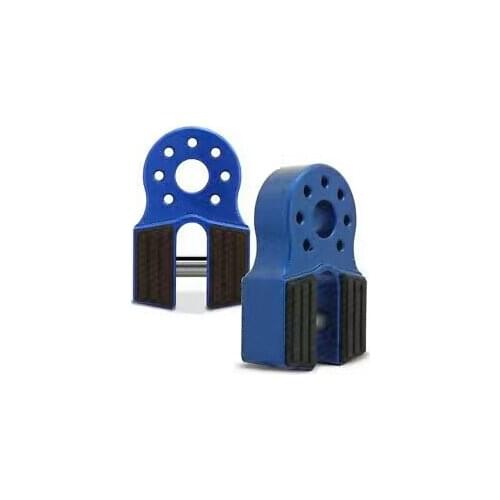Blue flat Shackle Mount Aluminum Alloy Aluminum Thimble fairlead Shackle Mount Hook connector for Synthetic Rope