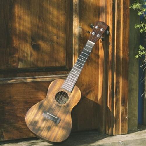 Jazz Ukulele Solid Mahogany Green Color Set Soprano Small Guitar Olid Wood Classical Perform Gift Guitarra Entertainment ZZ50YL