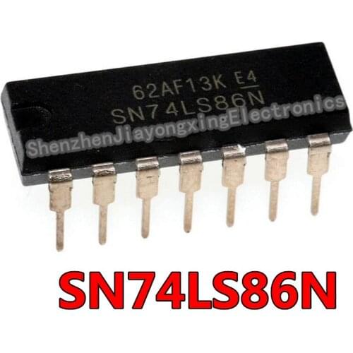 10PCS HD74LS86P DIP14 HD74LS86 DIP SN74LS86N DIP-14 74LS86 SN74LS86AN new and original IC