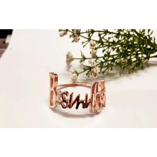 50 / PCS freight free metal letter napkin ring napkin ring napkin buckle tabletop ornaments in stock