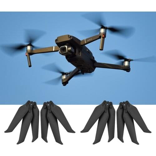 8743F Propeller 3-Leaf Paddle for DJI Mavic 2 Pro Zoom Low-Noise Propellers Replacement Quick Release Nylon Fiber 3-Blades Props