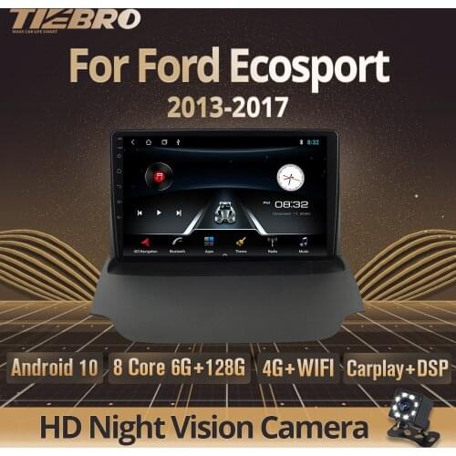 TIEBRO 2din Android 9.0 Car Radio For Ford Ecosport 2013 2014 2015 2016-2017 Car Multimedia Player Auto Radio Stereo Car DVD