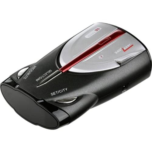 Car Speed Detector 12V 16 Band Car Speedometer Speed Control Detector Safety Voice Warning Alert Alarm Systems Security