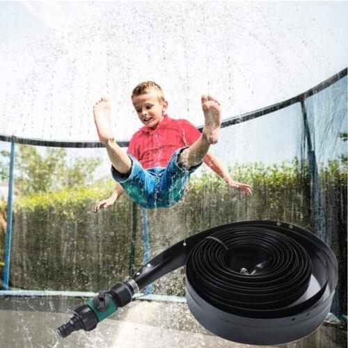Trampoline Waterpark Sprinkler Trampolines Accessories Outdoor For Kids Outside Water Spray Gun irrigation fitness equipment