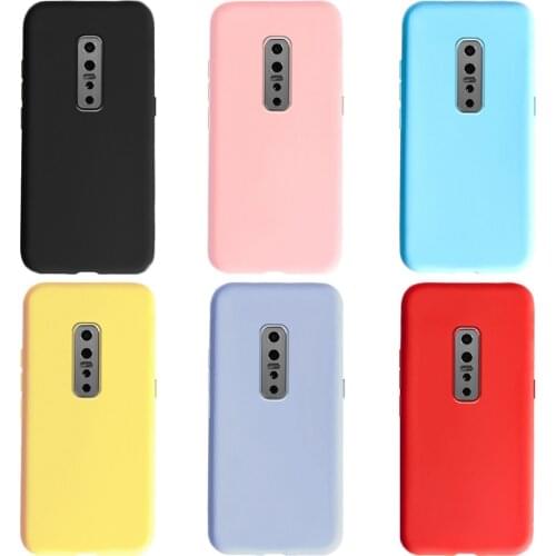 For Vivo V17 Pro Case Cover V17 Global Colored Silicone Candy Case For Vivo V17 V 17 Pro 1909 1919 Back Cover Coque Funda
