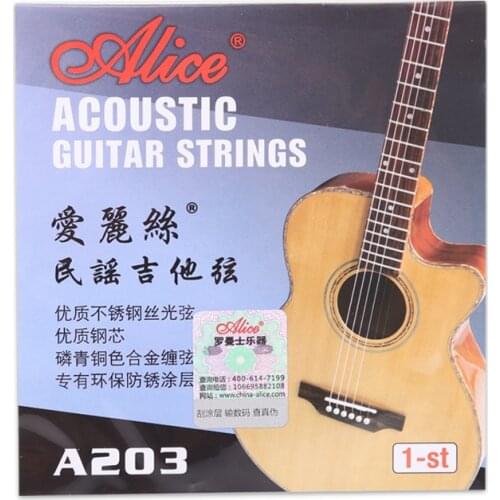 Musical Instrument Parts Bulk Guitar Strings Acoustic 011-052 Stringed Instrument Accessories A203 Alice Guitar Strings