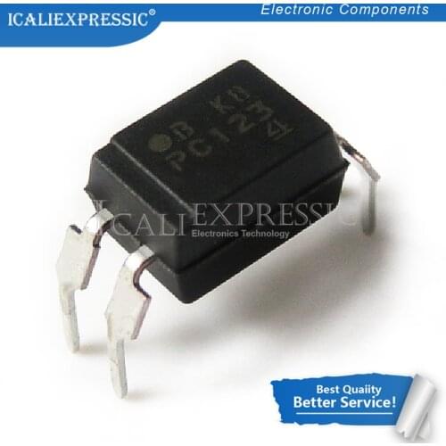 10PCS PC123 DIP-4 SOP-4 Photoelectric Coupling In Stock