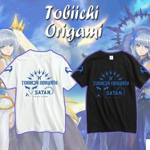 DATE A LIVE T-shirts Anime Tobiichi Origami Cosplay T Shirt Cotton Tops Tees