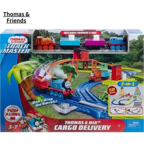 Thomas & Friends GLL14 Thomas and Friends Trackmaster Thomas & Nia Cargo Delivery Playset Multicolour Train Track Kid Gift