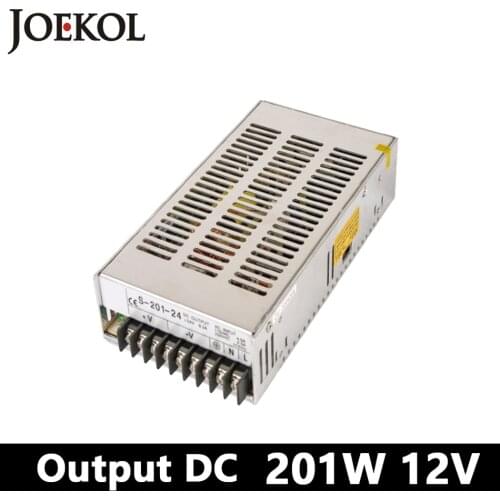 Switching power supply,201W 12v 26.5A Single Output smps power supply for Led Strip,AC110V/220V Transformer to DC 12V,led driver