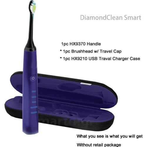 Philips Sonicare DiamondClean Classic Electric Toothbrush Amethyst Rechargeable Travel Charger HX9370 HX9372 HX9382 w/o Retail b