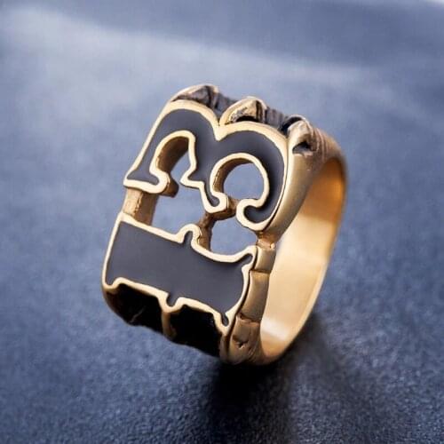 Lucky Dragon Claw 13 Ring Men Gold Silver Color Stainless Steel Punk Biker Ring Male Hip Hop Hippie Jewelry Best Gift for Friend