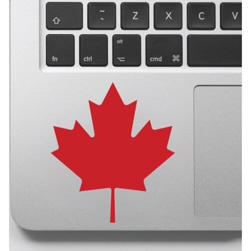 Beautiful And Striking Red Maple Leaf Sticker And Decal For Family House Laptop Computer Design Art Vinyl Mural GA151