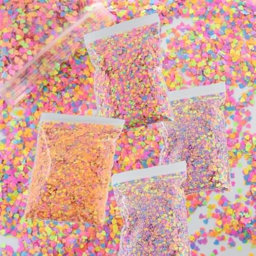 NEON Mixed Confetti Loose Glitter- 50g- Craft Glitter- Nail Art Glitter- Slime Glitter- Tumbler Glitter- Fine/Chunky Glitter